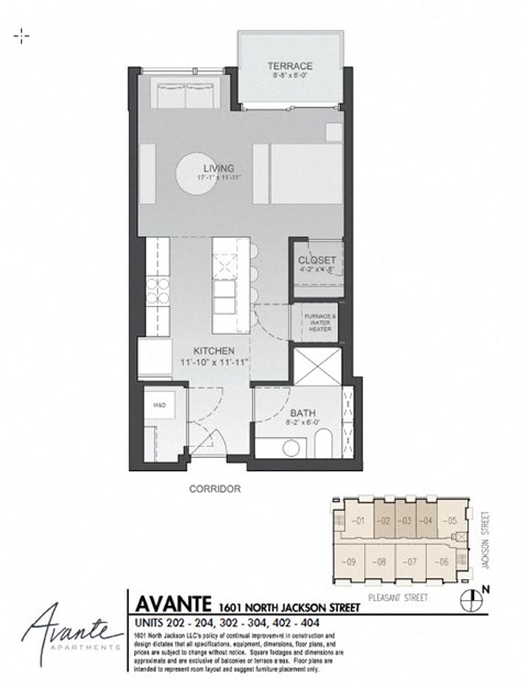 1601 N Jackson Street Studio-1 Bed Apartment for Rent - Photo Gallery 8